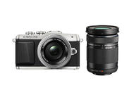 Mirrorless Olympus Pen E-PL7 с ED 14‑42mm f/3.5-5.6 EZ и 40-150mm f/4-5.6 R