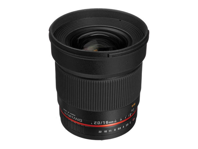 DSLR обективи Samyang 16mm f/2.0 ED AS UMC CS