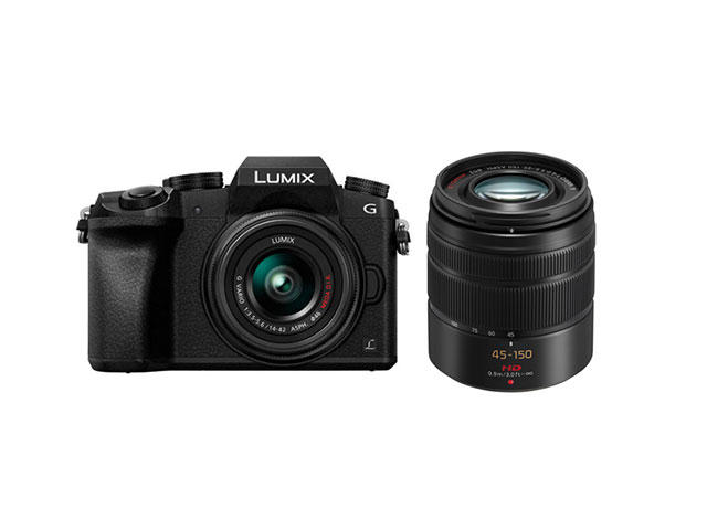 Mirrorless Panasonic Lumix DMC-G7 с 14-42mm II и 45-150mm