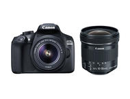 DSLR Canon EOS 1300D с 18-55mm IS II и 10-18mm IS STM