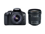 DSLR Canon EOS 1300D с 18-55mm IS II и 10-18mm IS STM