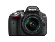 DSLR Nikon D3300 с AF-P 18-55mm VR и 55-200mm VR II