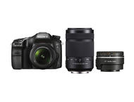 DSLR Sony Alpha 68 с 18-55mm DT, 55-300mm DT и 50mm f/1.8