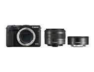 Mirrorless Canon EOS M3 с 15-45mm IS STM и 22mm f/2 STM