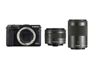 Mirrorless Canon EOS M3 с 15-45mm IS STM и 55-200mm IS STM