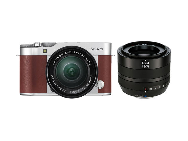 Mirrorless Fujifilm X-A3 с 16-50mm OIS II и Zeiss Touit 32mm f/1.8