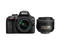 DSLR Nikon D3400 с AF-P 18-55mm VR и 35mm f/1.8G