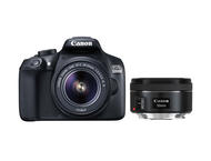 DSLR Canon EOS 1300D с 18-55mm IS II и 50mm f/1.8 STM