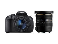 DSLR Canon EOS 700D с 18-55mm IS STM и Sigma 10-20mm f/3.5 EX DC HSM