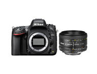 DSLR Nikon D610 с обектив 50mm f/1.8D