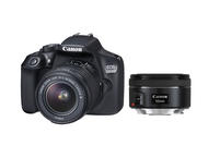 DSLR Canon EOS 1300D с 18-55mm DC III и 50mm f/1.8 STM