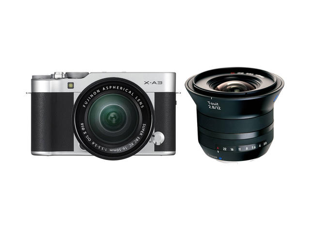 Mirrorless Fujifilm X-A3 с 16-50mm OIS II и Zeiss Touit 12mm f/2.8