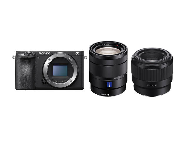 Mirrorless Sony Alpha 6500 с 16-70mm f/4 Vario-Tessar OSS и 50mm f/1.8