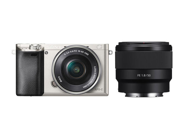 Mirrorless Sony Alpha 6000 с 16-50mm PZ OSS и FE 50mm f/1.8