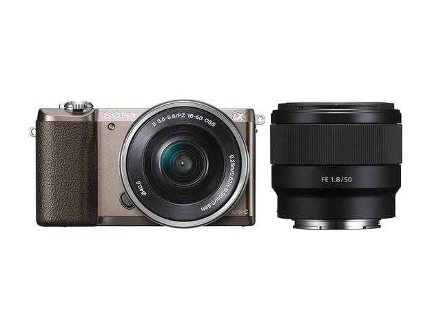Mirrorless Sony Alpha 5100 с 16-50mm PZ OSS и FE 50mm f/1.8
