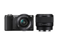 Mirrorless Sony Alpha 5000 с 16-50mm PZ OSS и FE 50mm f/1.8