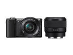 Mirrorless Sony Alpha 5000 с 16-50mm PZ OSS и FE 50mm f/1.8