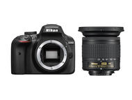 DSLR Nikon D3400 с обектив AF-P 10-20mm f/4.5-5.6G VR