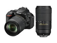 DSLR Nikon D5600 с 18-105mm VR и AF-P 70-300mm VR