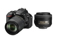 DSLR Nikon D5600 с 18-105mm VR и DX 35mm f/1.8G