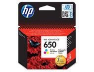 Консумативи Оригинален HP 650 Tri-color Ink Cartridge