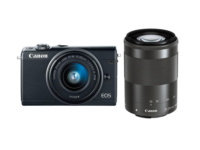 Mirrorless Canon EOS M100 с 15-45mm IS STM и 55-200mm IS STM
