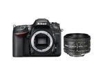 DSLR Nikon D7200 с обектив AF Nikkor 50mm f/1.8D