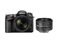DSLR Nikon D7200 с DX 18-140mm VR и 50mm f/1.8D