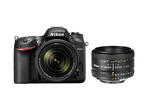 DSLR Nikon D7200 с DX 18-140mm VR и 50mm f/1.8D