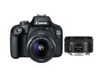 DSLR Canon EOS 4000D с 18-55mm DC III и 50mm f/1.8 STM