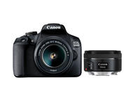 DSLR Canon EOS 2000D с 18-55mm IS II и 50mm f/1.8 STM