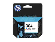 Консумативи Оригинален HP 304 Tri-color Ink Cartridge