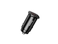 Зарядни устройства Baseus Dual QC 3.0 зарядно за кола, в черно
