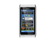 Смартфони Nokia N8 16GB, сребрист цвят
