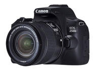 DSLR Canon EOS 250D (черен) + Canon EF-S 18-55mm f/3.5-5.6 IS