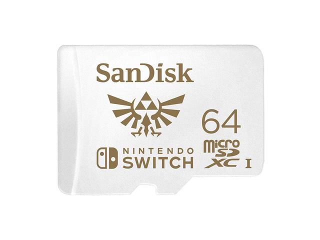 Карти памет 64GB microSDXC Sandisk за Nintendo Switch