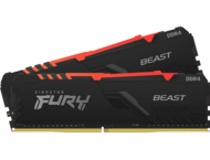 Оперативна памет 64GB (2x32GB) DDR4 3200 MT/s Kingston FURY BEAST RGB Kit