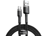Кабели и Адаптери Baseus Cafule USB-A към USB Type-C, 3A, 0.5м, черен 
