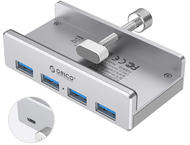 USB Хъб Orico хъб USB 3.0 HUB Clip Type 4 порт