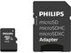 Карти памет Philips microSDHC card 64GB Class 10 с SD адаптер