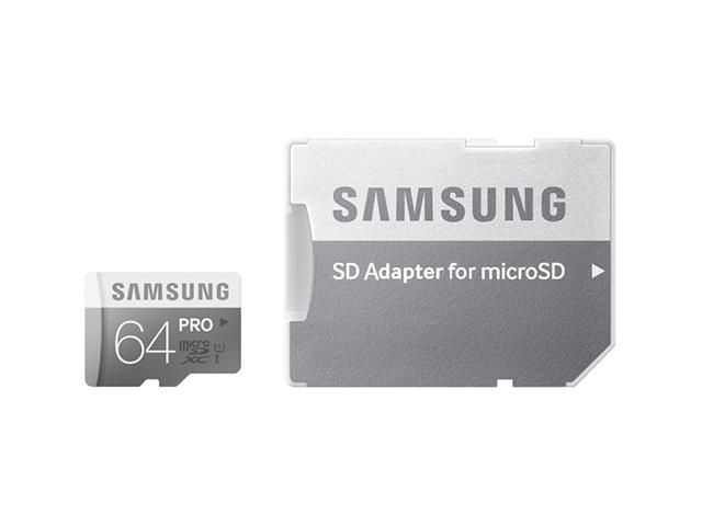 Карти памет 64GB microSD Samsung Pro Class 10
