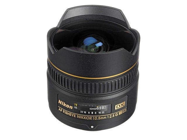 DSLR обективи Nikon AF 10.5mm f/2.8G ED DX Fisheye
