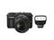 Mirrorless Canon EOS M с обектив 18-55mm и светкавица Speedlite 90EX