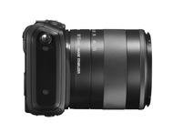 Mirrorless Canon EOS M с обективи 18-55mm, 22mm и светкавица