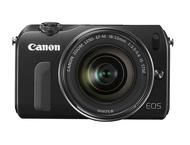 Mirrorless Canon EOS M с обективи 18-55mm, 22mm и светкавица
