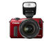 Mirrorless Canon EOS M с обектив 18-55mm и светкавица Speedlite 90EX