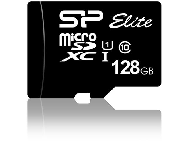 Карти памет 128GB Silicon Power Micro SDXC Class 10 Elite UHS-1 +Adapter