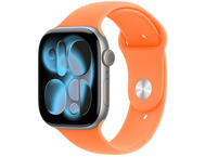 Каишки Apple Watch 46mm Sport Band: Clementine Sport Band - S/M (SEASONAL)