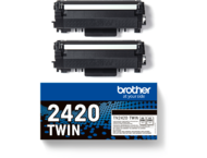 Консумативи Brother TN2420TWIN, Black (Twin Pack)