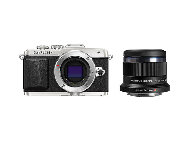 Mirrorless Olympus Pen E-PL7 с обектив 45mm f/1.8